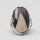 Tiger Eye Silver Rings