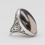 Tiger Eye Silver Rings