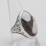 Tiger Eye Silver Rings