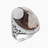 Tiger Eye Silver Rings