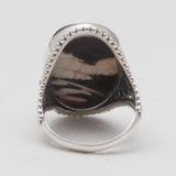Tiger Eye Silver Rings