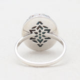 Turquoise Spiny Oyster Silver Rings