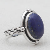 Larimar Silver Rings