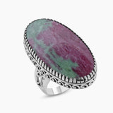 Turquoise Spiny Oyster Silver Rings