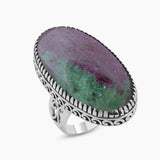 Turquoise Spiny Oyster Silver Rings