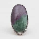 Turquoise Spiny Oyster Silver Rings