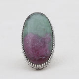Turquoise Spiny Oyster Silver Rings