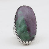 Turquoise Spiny Oyster Silver Rings
