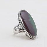Turquoise Spiny Oyster Silver Rings