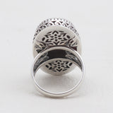 Turquoise Spiny Oyster Silver Rings