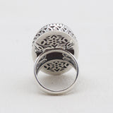 Turquoise Spiny Oyster Silver Rings
