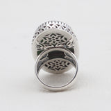 Turquoise Spiny Oyster Silver Rings