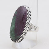 Turquoise Spiny Oyster Silver Rings