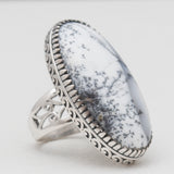 Turquoise Spiny Oyster Silver Rings
