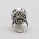 Turquoise Spiny Oyster Silver Rings