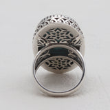 Turquoise Spiny Oyster Silver Rings