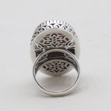 Turquoise Spiny Oyster Silver Rings
