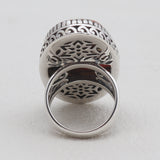 Turquoise Spiny Oyster Silver Rings
