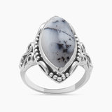 Crazy Lace Agate Silver Rings
