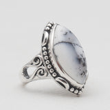 Crazy Lace Agate Silver Rings