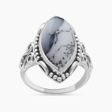 Crazy Lace Agate Silver Rings