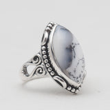 Crazy Lace Agate Silver Rings