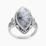 Crazy Lace Agate Silver Rings
