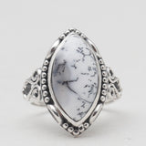 Crazy Lace Agate Silver Rings