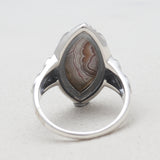 Crazy Lace Agate Silver Rings