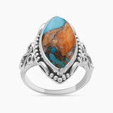 Crazy Lace Agate Silver Rings