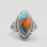 Crazy Lace Agate Silver Rings