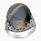 Tiger Eye Silver Rings