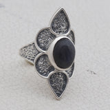 Spectrolite Silver Ring