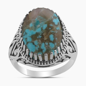 Mexican Turquoise Silver Rings