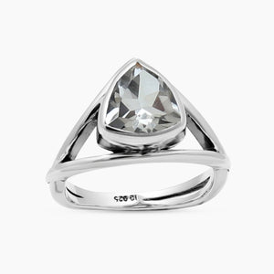 Citrine Silver Rings