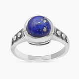 Natural Rainbow Moonstone Silver Rings