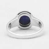 Natural Rainbow Moonstone Silver Rings