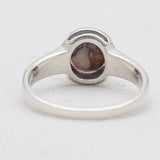 Natural Rainbow Moonstone Silver Rings