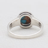 Natural Rainbow Moonstone Silver Rings