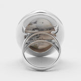 Dendritic Opal Silver Rings
