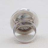 Dendritic Opal Silver Rings