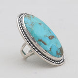 Dendritic Opal Silver Rings