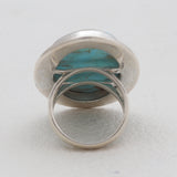 Dendritic Opal Silver Rings