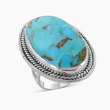 Dendritic Opal Silver Rings