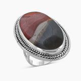 Dendritic Opal Silver Rings