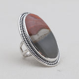 Dendritic Opal Silver Rings