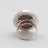 Dendritic Opal Silver Rings