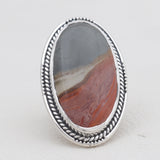 Dendritic Opal Silver Rings