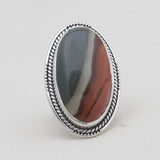 Dendritic Opal Silver Rings