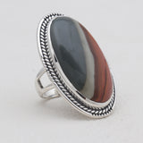 Dendritic Opal Silver Rings